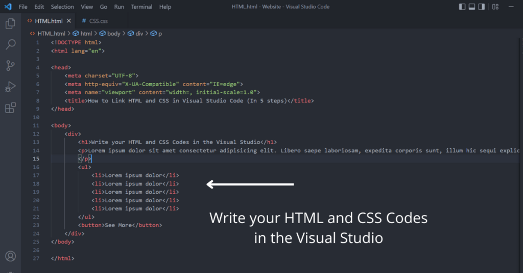 Visual Studio Code Html Newgre